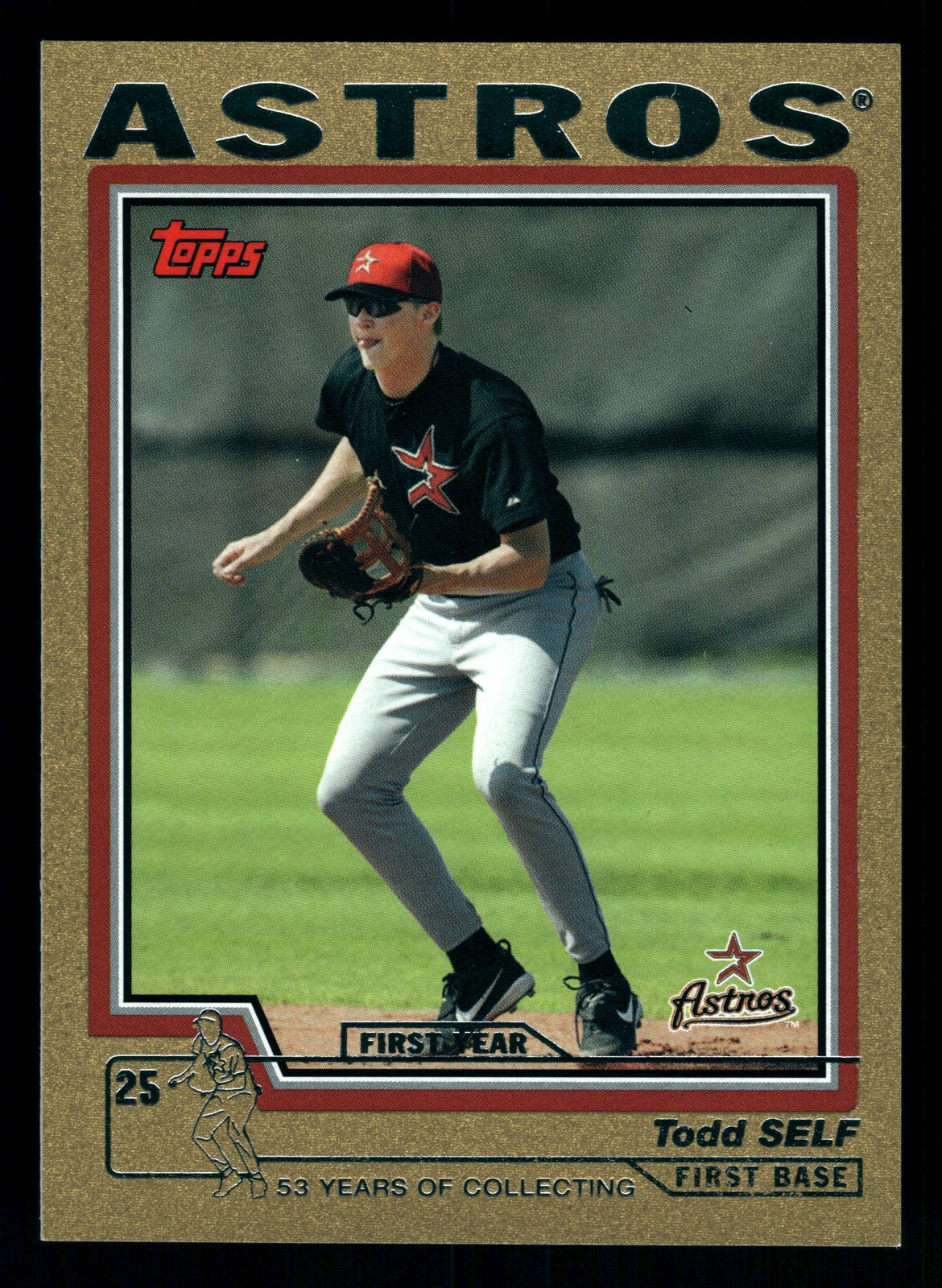 Todd Self Houston Astros 2004 Topps Gold #322 SN /2004
