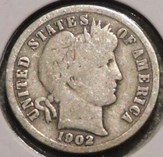 1902 Year Silver Barber Dimes (1892-1916) for sale | eBay
