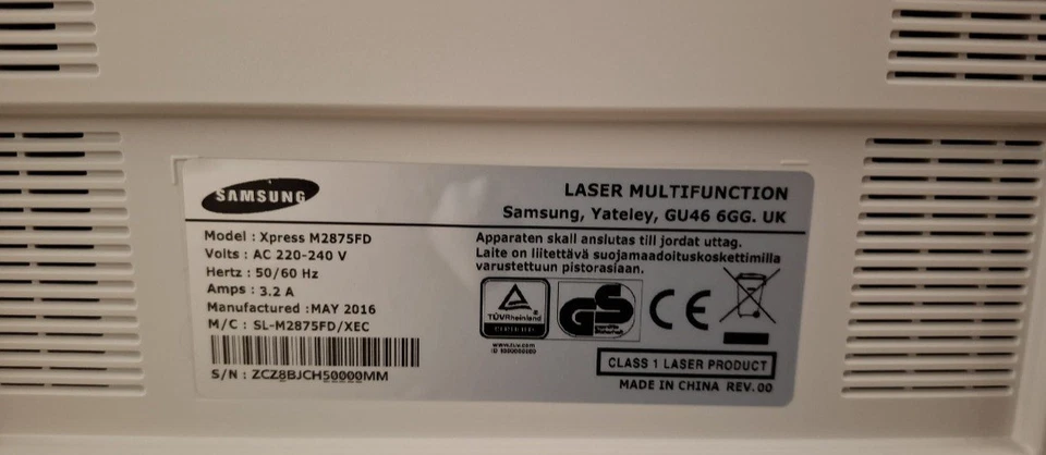 SAMSUNG Xpress M2875FD SW Druck Scan Kopie Fax Duplex ADF USB LAN Airprint Win11 - Bild 4 von 4