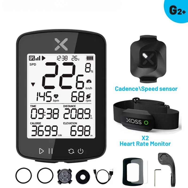Bike Computer Wireless GPS Cycling Bicycle Speedometer MTB Waterproof ANT+ Smart - Image 4 of 4