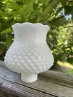 Vintage Lamp Shade Hobnail Milk Glass