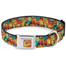 Dog Collar PBLB-POST FRUITY PEBBLES Logo Full Color Red/Multi Color Fruity Pebbl