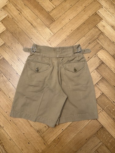 1950’s British Army Gurkha Khaki Drill Shorts Sz30 - Picture 3 of 8