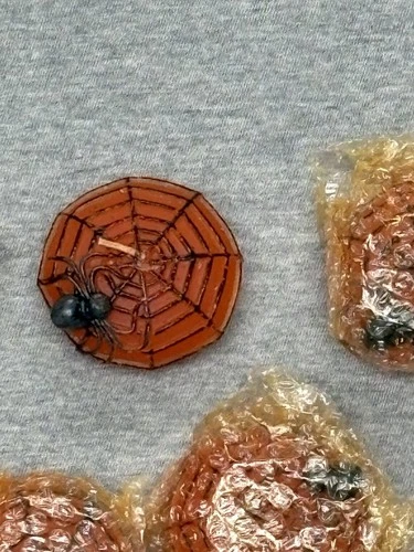 Halloween Spider Candles - 12 Pcs 2” Dia. New - product listing photo