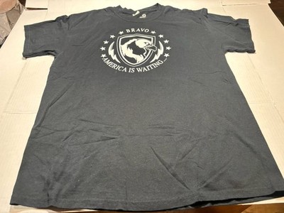CustomInk Bravo America is Waiting XL Adult t shirt
