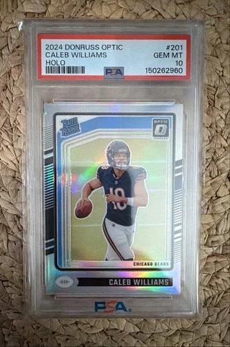 2024 Panini Donruss Optic - Rated Rookie Caleb Williams #201 Holo Prizm (RC)