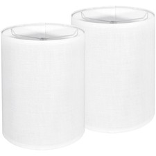 Tall Lamp Shades Set of 2, Drum Lampshade for Table Lamps Floor Lamp, 10" Top...