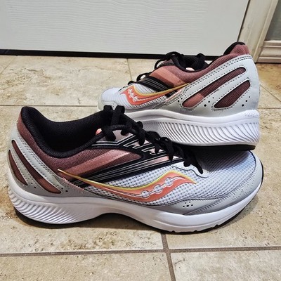 Saucony Cohesion 15 Runnings Shoes Fog Sunstone Vert Womens 9.5 Walk S10701-16