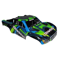 Fits Traxxas Slash Ultimate 4x4 Green Blue Clipless Body w/ Mounts VXL / 2wd