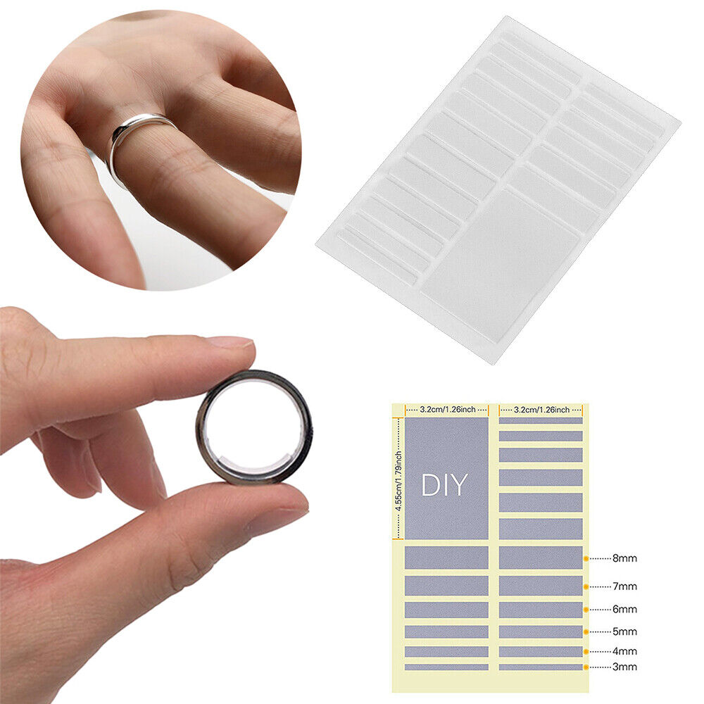 Ring Verkleinern, Ringverkleinerer Unsichtbar, Ringgrößenversteller für  lose Ringe, Spiraleinsatz Invisible Strip Size Adjuster Perfekt für Alle  Größen Lose Ringe mit 2 Poliertuch,12 Stück(1 mm/ 3 mm) : : Fashion