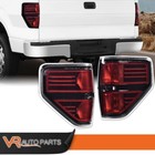 Left & Right Rear Tail Lights Brake Lamps Fit For 2009-2014 Ford F150 Pickup