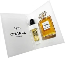 CHANEL N°5 Eau de Parfum Sample Vial Spray 1.5ml / 0.05oz – Genuine Sample