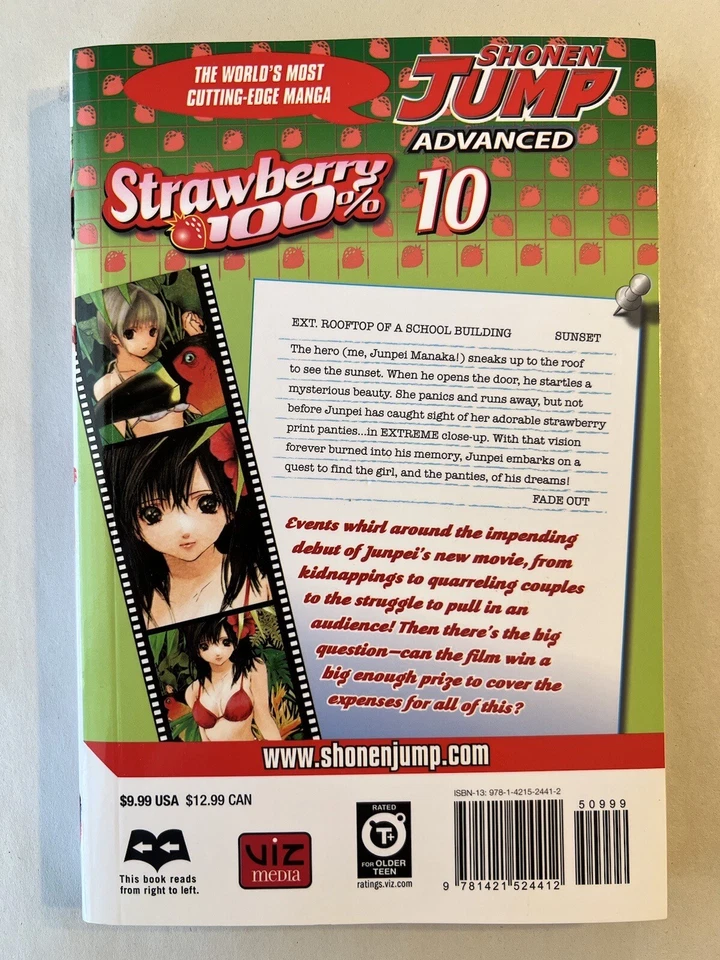 Fresa 100% Vol 10 Manga Romance 💜 Comedia Viz Mizuki Kawashita Foto 2 de 4