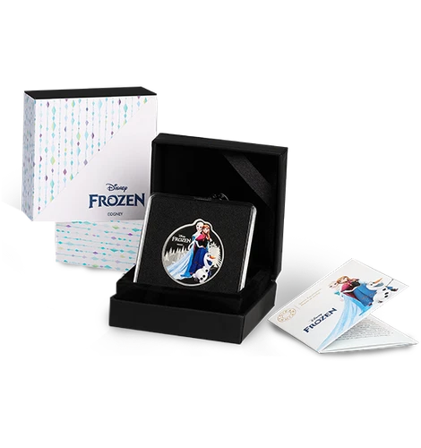 PAMP MMTC Disney Frozen 1 oz Colorized Silver Coin - In Capsule & Box w/ COA