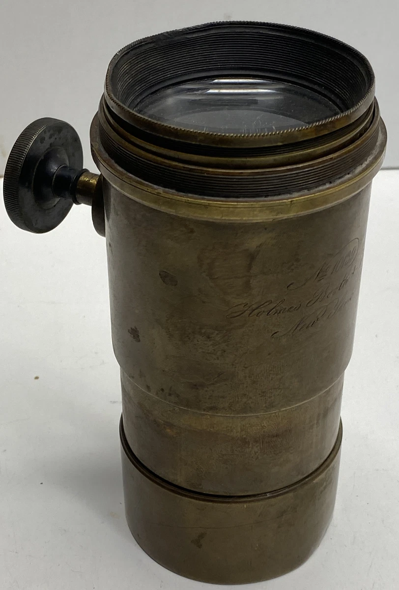 Hermagis Petzval portrait FL210mm large format brass early lens 1868