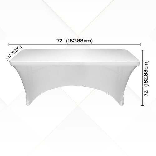 Used Table Cover for Wedding, Party, Home Decoration Table skirts Table Cloth - Picture 101 of 116