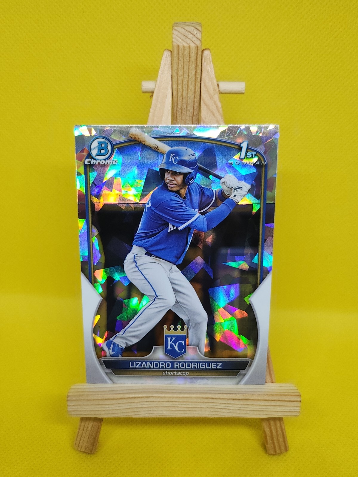 2023 Bowman Lizandro Rodriguez #BCP-47 1st Chrome Atomic Refractor KC Royals