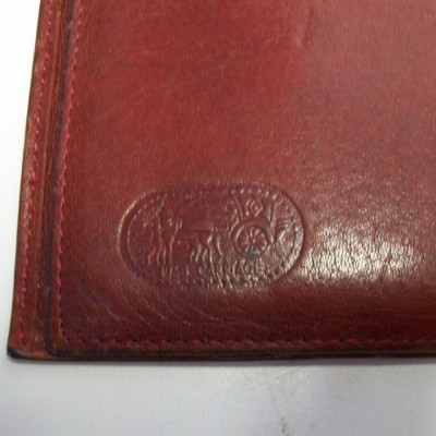 ストラップ Vintage Red Bi-fold Wallet 1768 Carriage Stamp | eBay