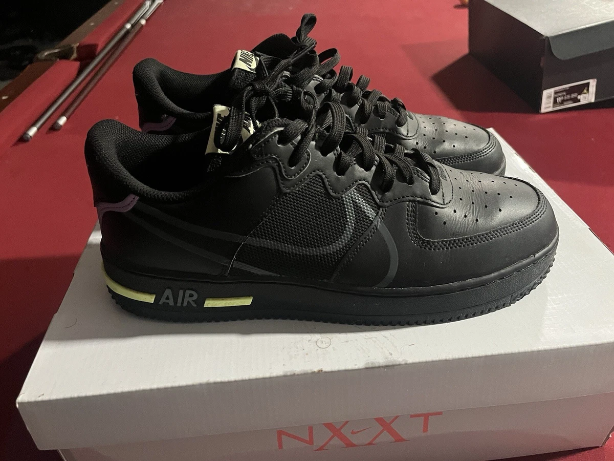 Nike Air Force 1 Black React Violet Star Mens Shoes Size 9.5 Basketball Comfort NIKE Air Force 1 React CD4366 001 - Shiekh main image 4