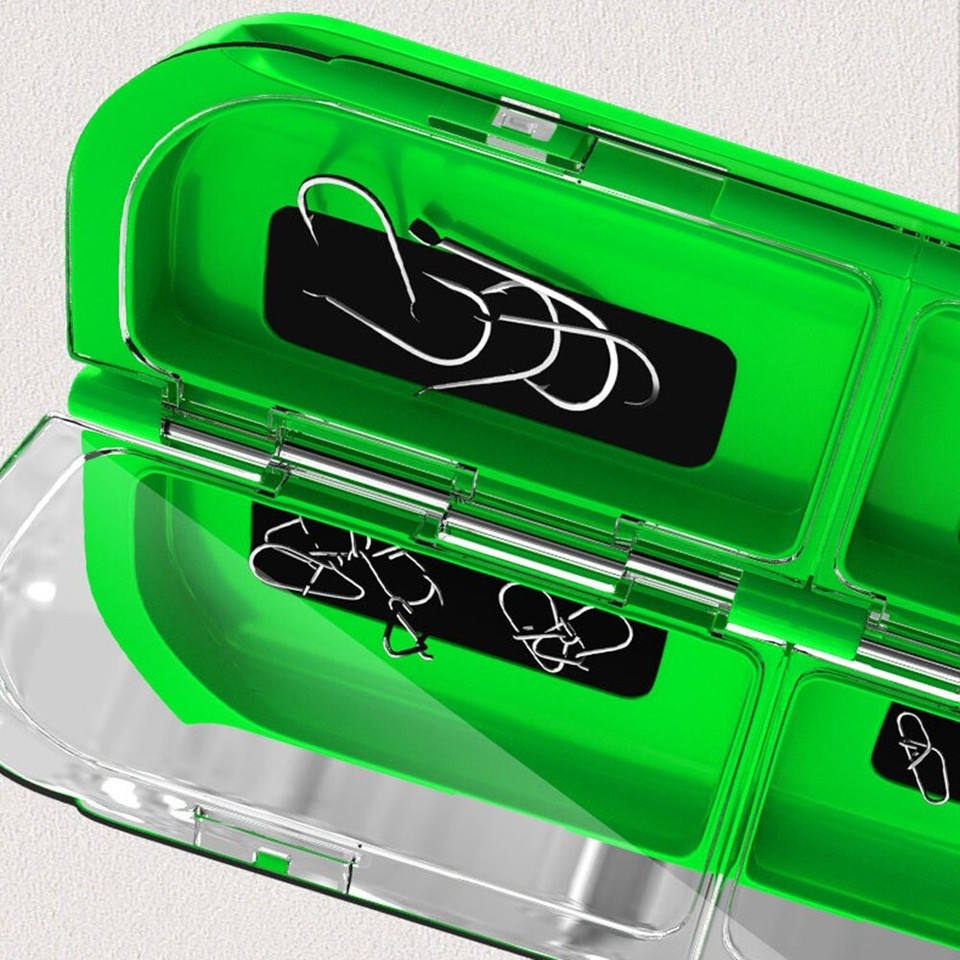 Convenient Fishing Hook Box Tackle Organizer with