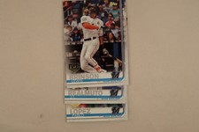 2019 Topps Series 1 150th Anniversary Parallel Stamp Lot - Miami Marlins