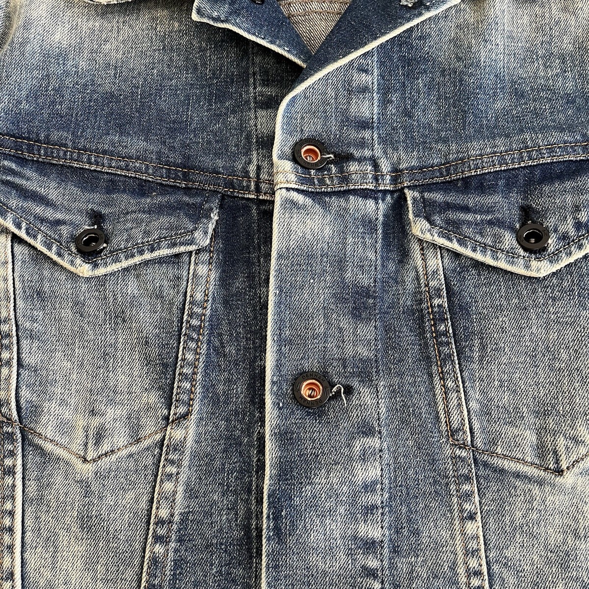 Denham Denim Jacket Brooklyn Button Front Mens M Light Wash Denham Denim Jacket Brooklyn Button Front Mens M Light Wash