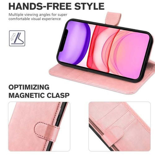 Case For iPhone 16 15 14 13 12 11 8 7 6 Pro MAX XR SE Leather Flip Wallet Cover - Picture 16 of 16