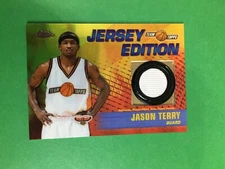 F146,357  2001-02 Topps Chrome Team Topps Jerseys #TTJT Jason Terry