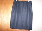 COLLECTIONS BY LESUIT Black Straight Lined Skirt Back Kick Hidden zipper 14 EUC — photo 2
