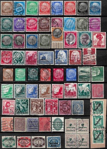 Germany Reich year 1920 / 1940 ☀ Used postage stamps collection - Picture 2 of 2