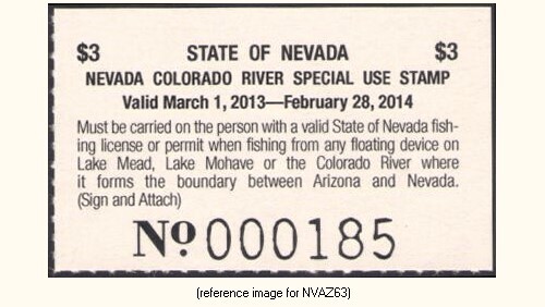 D2K Nevada/Arizona Stamp 2013-4 $3.00 - Picture 1 of 1