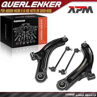 4x Querlenker Koppelstangen Vorne für Nissan Micra 3 III K12 Note E11 2003-2012
