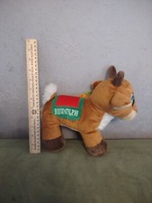 Santas Reindeer Rudolph Plush NWT Nose No Longer Lights Up