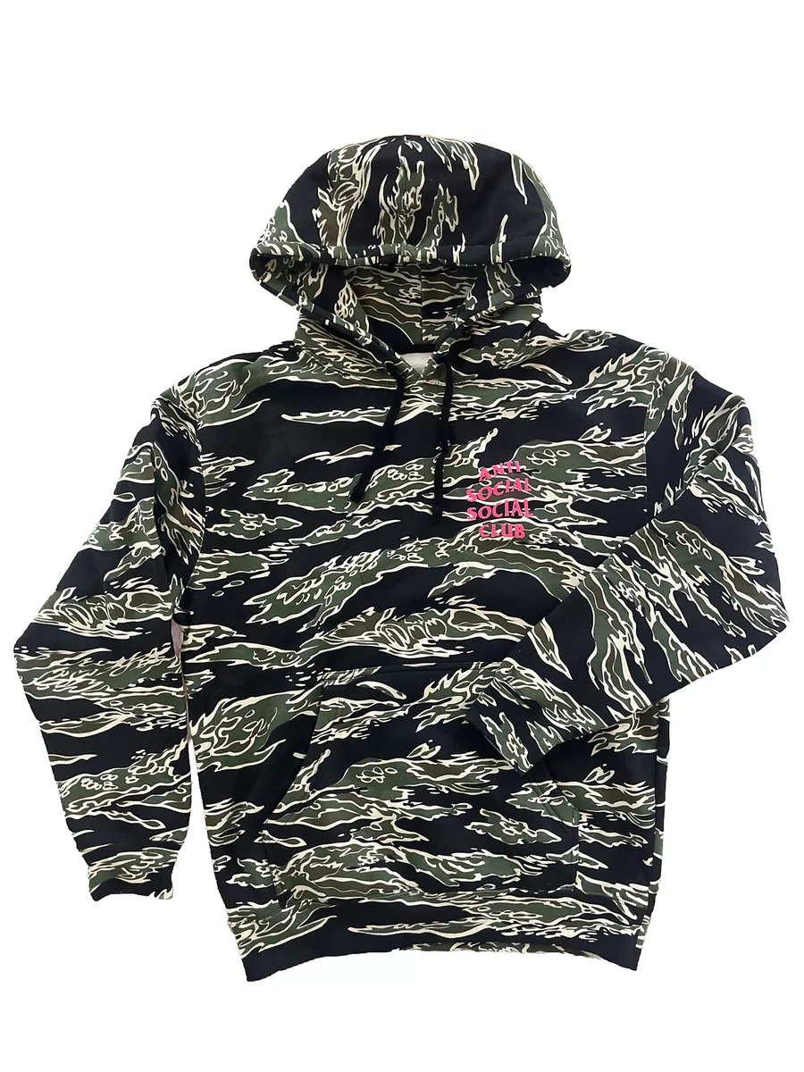 Revenge tiger outlet camo hoodie