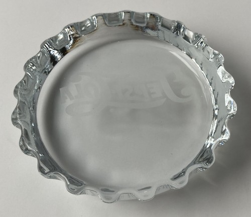 Pepsi-Cola tappo bottiglia vetro inciso corona 3" fermacarte premio dipendenti soda adv - Foto 9 di 10