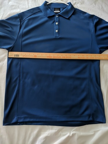 Nike Men’s Golf Dri Fit Short Sleeve Polo Shirt Blue Size Lg Jackson Logo - Picture 6 of 9