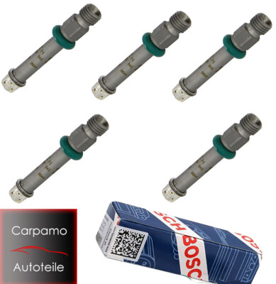 5x Bosch 0437502045 Einspritzventil Audi 80 90 100 200 Golf II Jetta II Scirocco