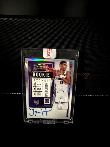 2020-21 Contenders Optic Tyrese Haliburton Holo Prizm Rookie Auto Panini Sealed