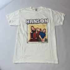 Hanson Vintage 1997 Band Tee Official Merch Medium Mmmbop 20.5”x 30”