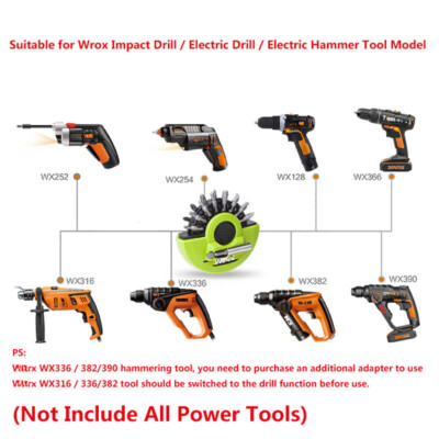 1x Screw Bits Set for Worx WA4106 WX252/254/128/316 Electric Drill Tools