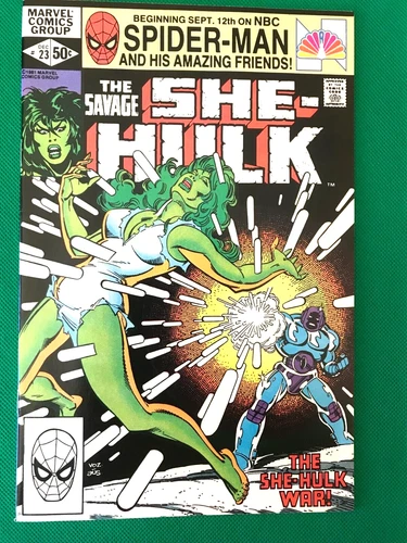 VINTAGE 1981 MARVEL COMICS *UNREAD* "SAVAGE SHE-HULK" #23 THE SHE-HULK WAR  RARE