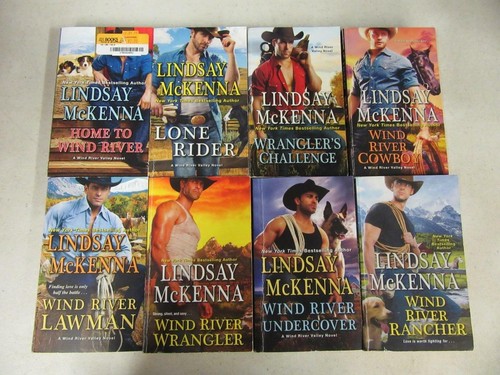 BIG Lot (8) LINDSAY MCKENNA Books WIND RIVER VALLEY SERIES #1-6 +2 NEAR ...