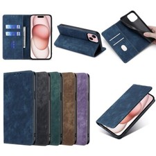 Genuine Leather Case For ViVo Y3 Y11S Y51 Y9S Y12S Y17 Y53S Y20S Kickstand Cover