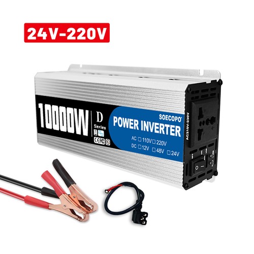 Car Power Inverter 10000W DC 12/24V/48V To AC 220V Pure Sine Wave Converter xcxy - Picture 16 of 19