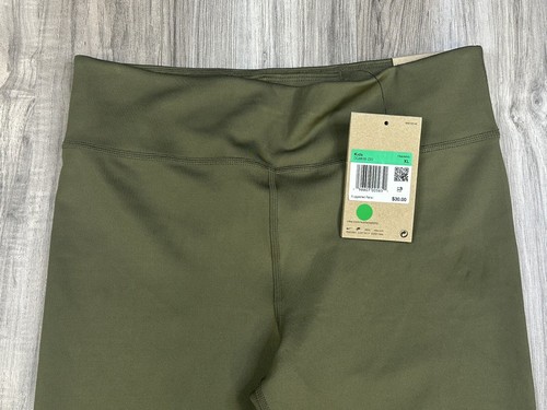 Nike Dri-FIT One Big Kids (Girls) Leggings DQ8836-222 Olive Green Size XL New - Picture 5 of 8