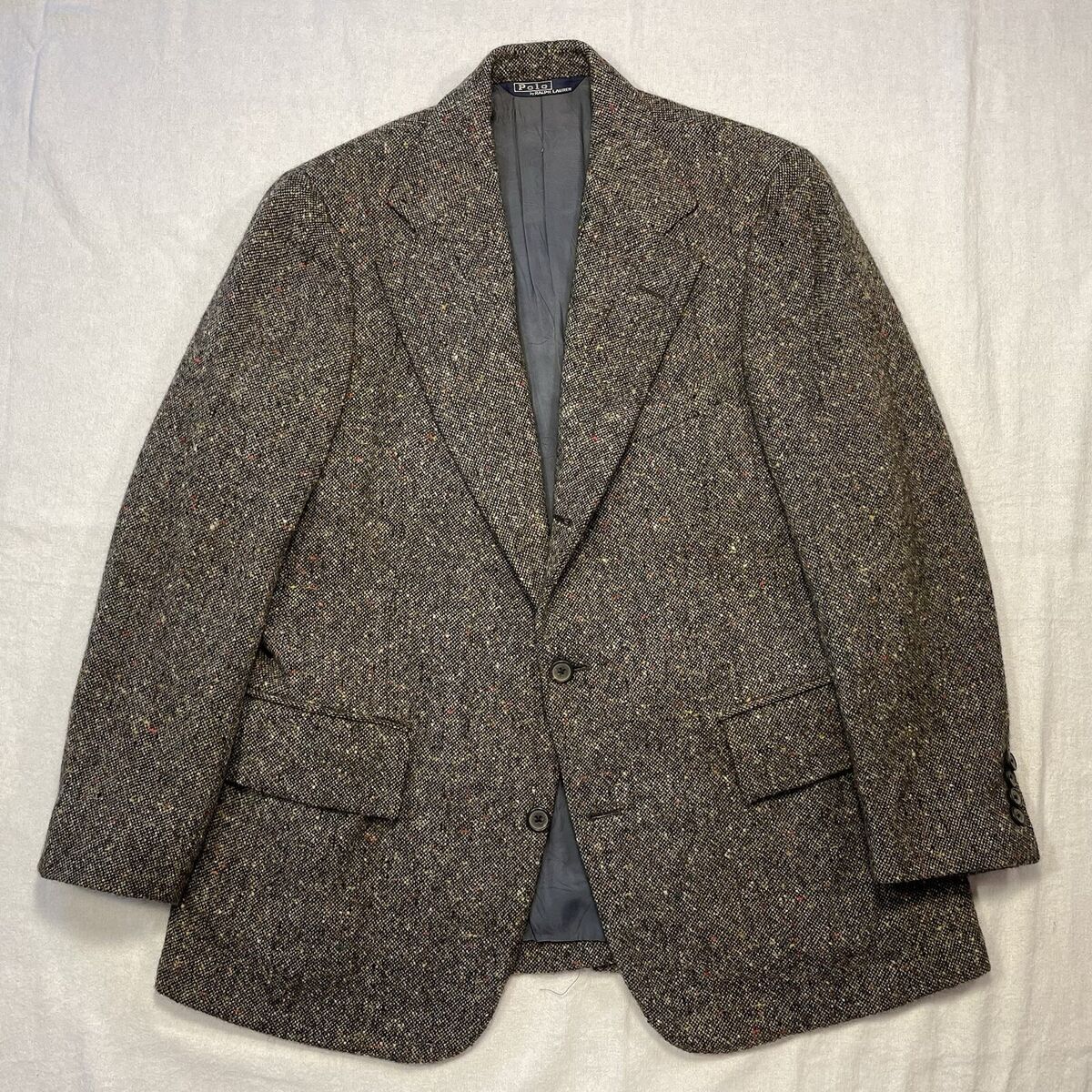 Vtg 70s Polo Ralph Lauren 2 Pc Donegal Tweed Suit Sz 38S Vtg 70s Polo Ralph Lauren 2 Pc Donegal Tweed Suit Sz 38S
