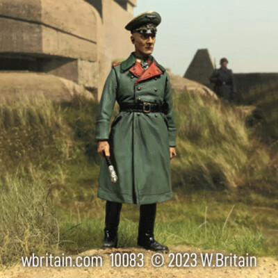 W.Britain 10083 German Generalfeldmarchall Erwin Rommel, 1944 (Britains)