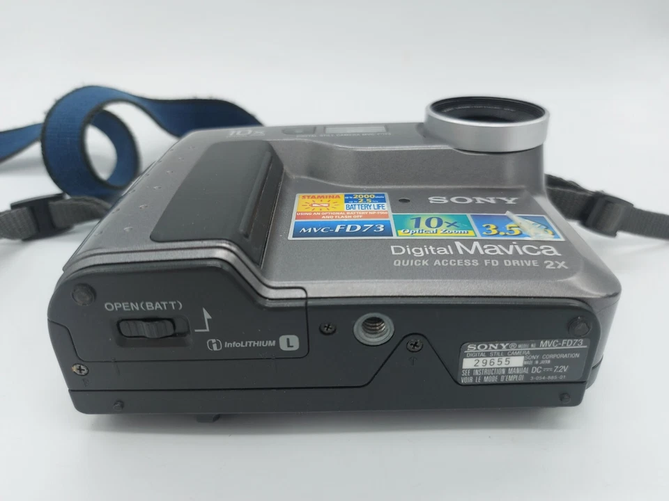 Sony MVC-FD73 Mavica Floppy Disk Digital Camera 10x Optical Zoom - Image 4 of 4