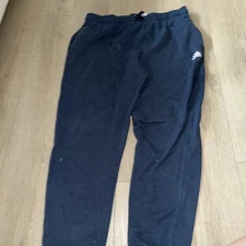 Adidas Men’s Navy Blue Joggers Sweatpants – Athletic Training Pants Size Large
