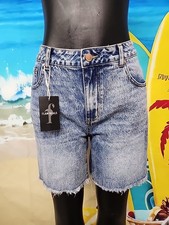 Nwt Flamingals Womens Distressed Denim Shorts Size Large #264330